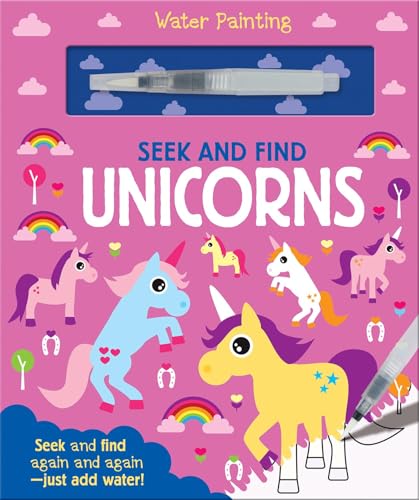 Seek and Find Unicorns: A reusable water painting activity book for children aged 3-5 (Water Painting Seek and Find) image 4