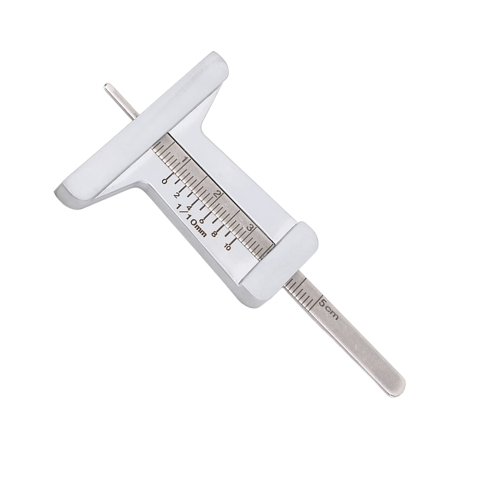 Calibro di Profondità 0-50 mm in Acciaio Inossidabile con Scala Nitida Impugnatura Ergonomica e Alta Precisione per Meccanica Fai da Te e Lavorazioni Metalliche