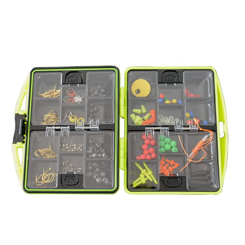 Kit Accesorios de Pesca 368 Piezas con Caja Organizadora miniatura 1