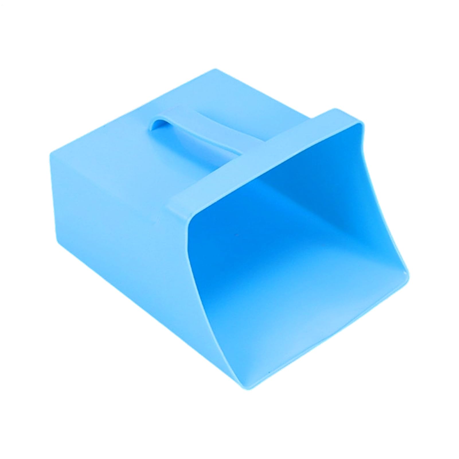 Grande para piensos - multiusos para cereales de 21 cm y 128 onzas | Pala cerrada con asa lateral, adecuada para pollos, ganado, pienso, cocinas de restaurantes.