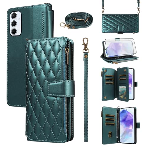 Samsung Galaxy A55 5G housse portefeuille Asuwish pour vos sorties en ville