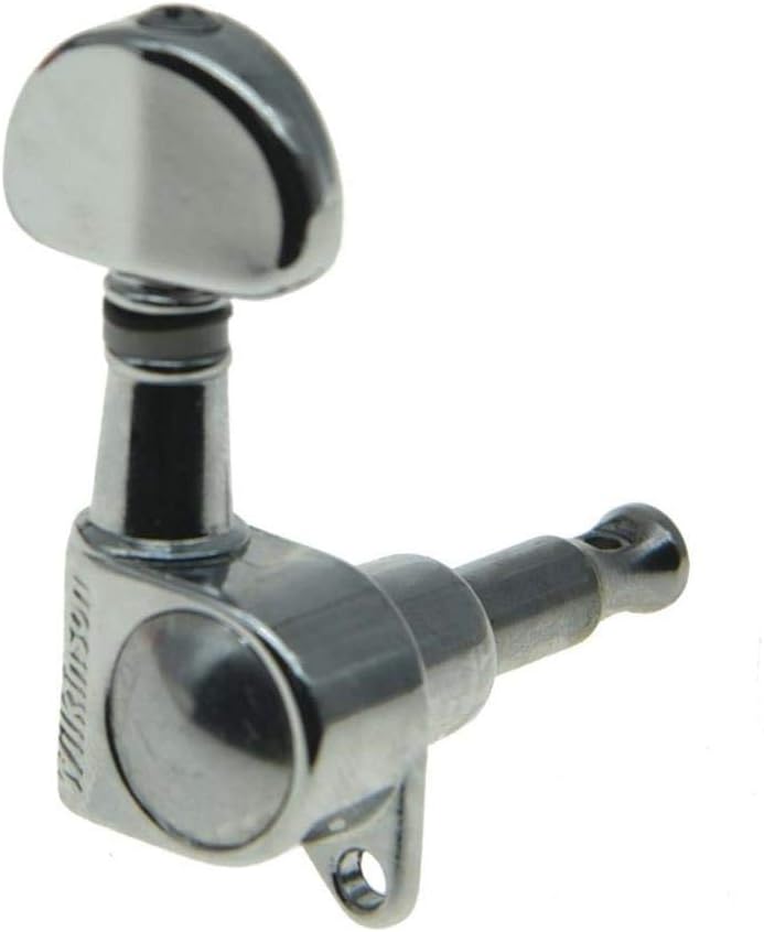 Wilkinson 3x3 ROTO Style Guitar Tuners Tuning Keys Pegs Guitar Machine Heads for Les Paul or Acoustic Guitars Chrome