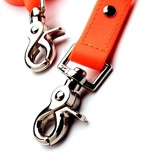 PetTec Hundeleine, Schleppleine & Führleine *10m* bis 80kg, verstellbare Trainingsleine/Ausbildungsleine/Trekkingleine für Hunde aus TRIOFLEX (ähnl. Biothane), wasserabweisend & robust, Dog Leash