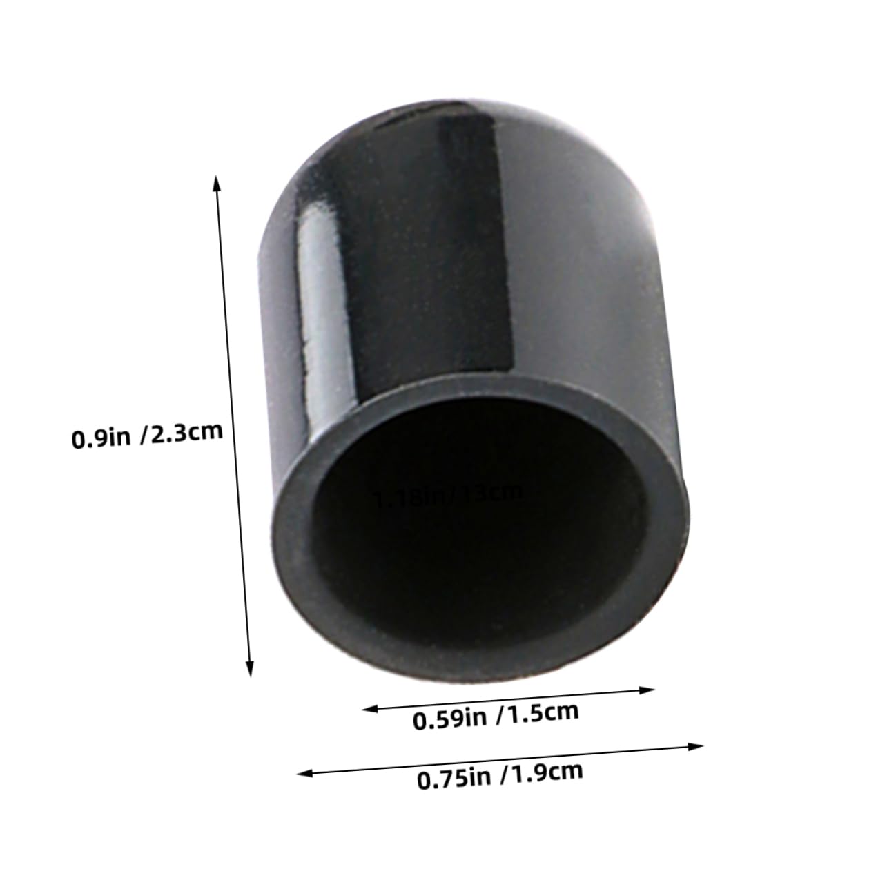 BESPORTBLE Drumstick Mute Tips Silicone Drum Mallet Caps for Easy Installation Protection Lightweight Design for Practice Outdoors Musical Instrument Accessories