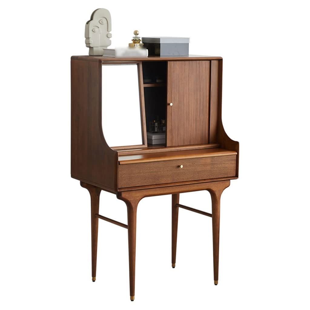 TEESONG Bedroom Dressing Tables Dresser Simple Bedroom Small Modern Ladies Vanity Table Multifunctional Makeup Vanity Dressing Table(A)