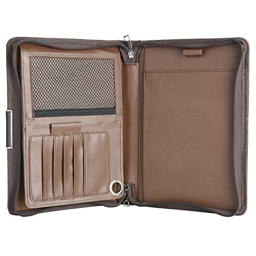 Executive Leather Portfolio With Kickstand Holder For Ipad Air/Air 2,Brown #TOP3