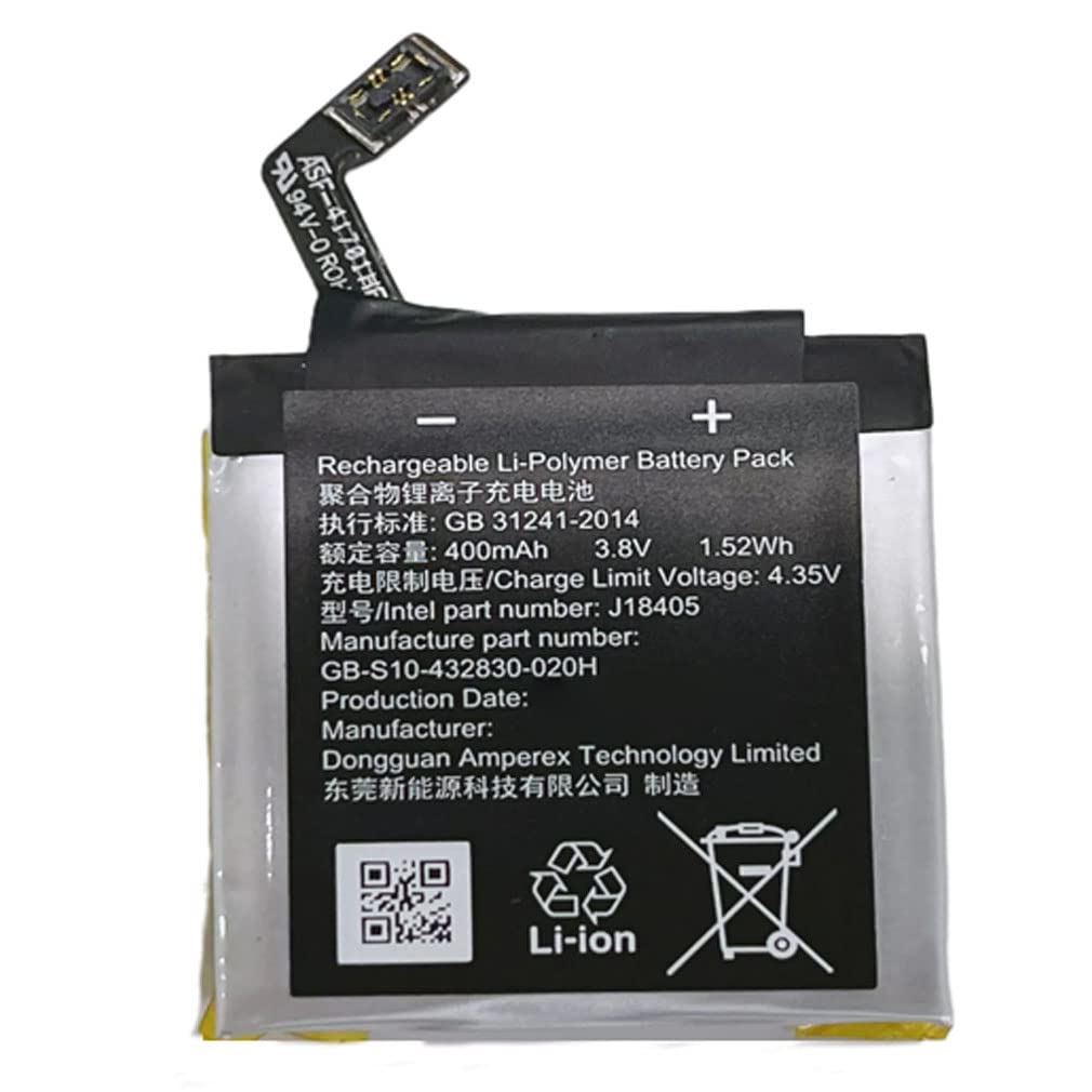 Amazon.co.jp: JULUCA J18405 400mAh/1.52Wh 3.8V 対応腕時計用