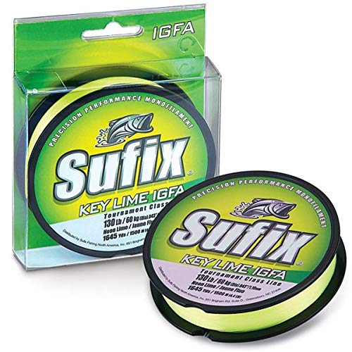 Ligne Key Lime IGFA 900M 50LB nylon premium de compétition marine