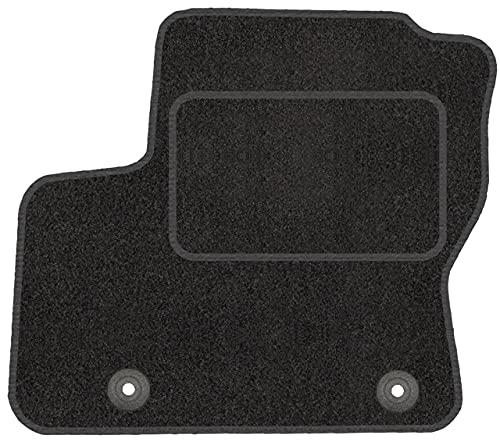 Fahrer Fußmatte Velours Fahrerseite Fahrermatte für Ford Kuga II (2012-2020) - 1-teilig - Passgenau