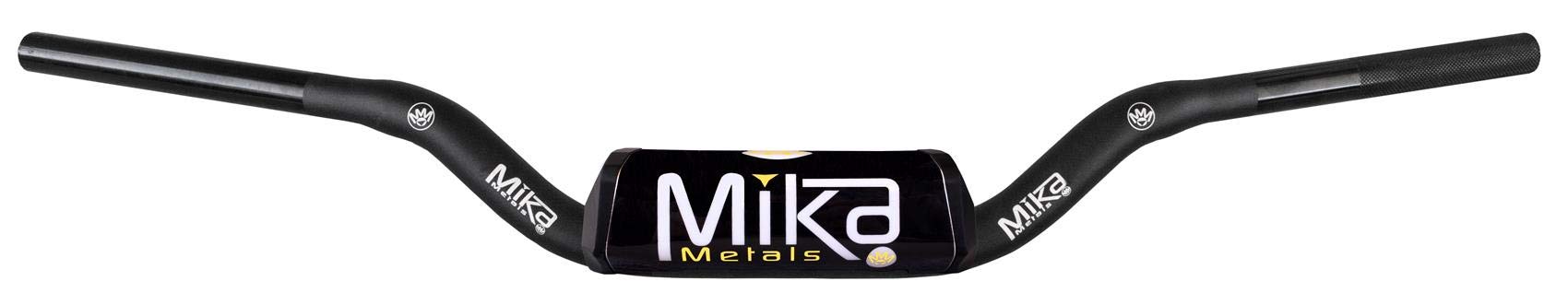 Mika Metals 205-7033Bk Raw Series Handlebar Mini Wide Bend Black 1-1/8"