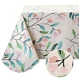 Chunyu 100% PVC Tablecloth and Heavy Duty Waterproof Table Cover with Ultra-high Easy Care Table Clo