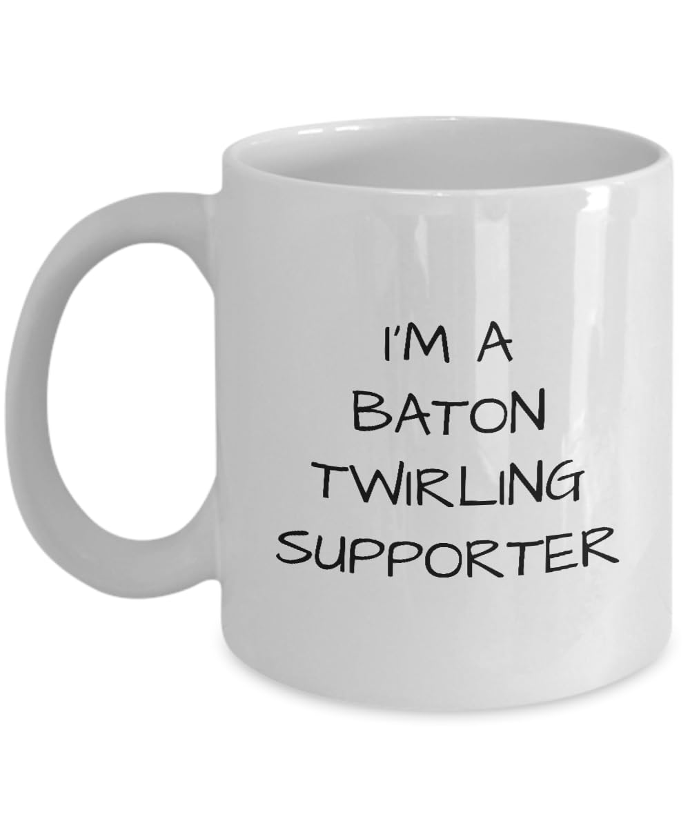 Baton Twirling 15oz Coffee Mug For Baton Twirler As Gift For Twirler Birthday Mother's Father's Day or Christmas, Unique Cup For Baton Twirler Mom Dad