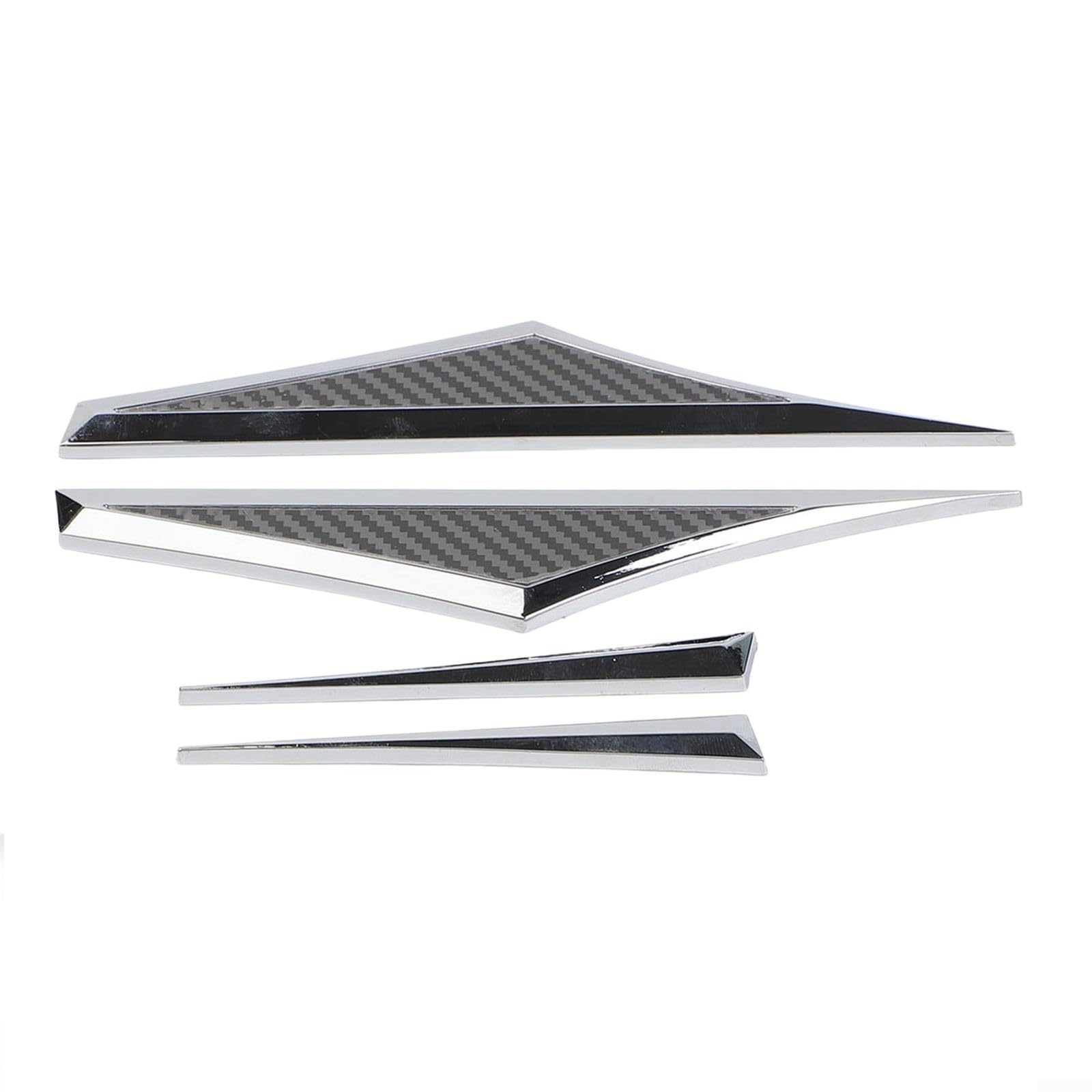 Insignias de metal 3D con emblema lateral, calcomanías de acero inoxidable para puerta de coche