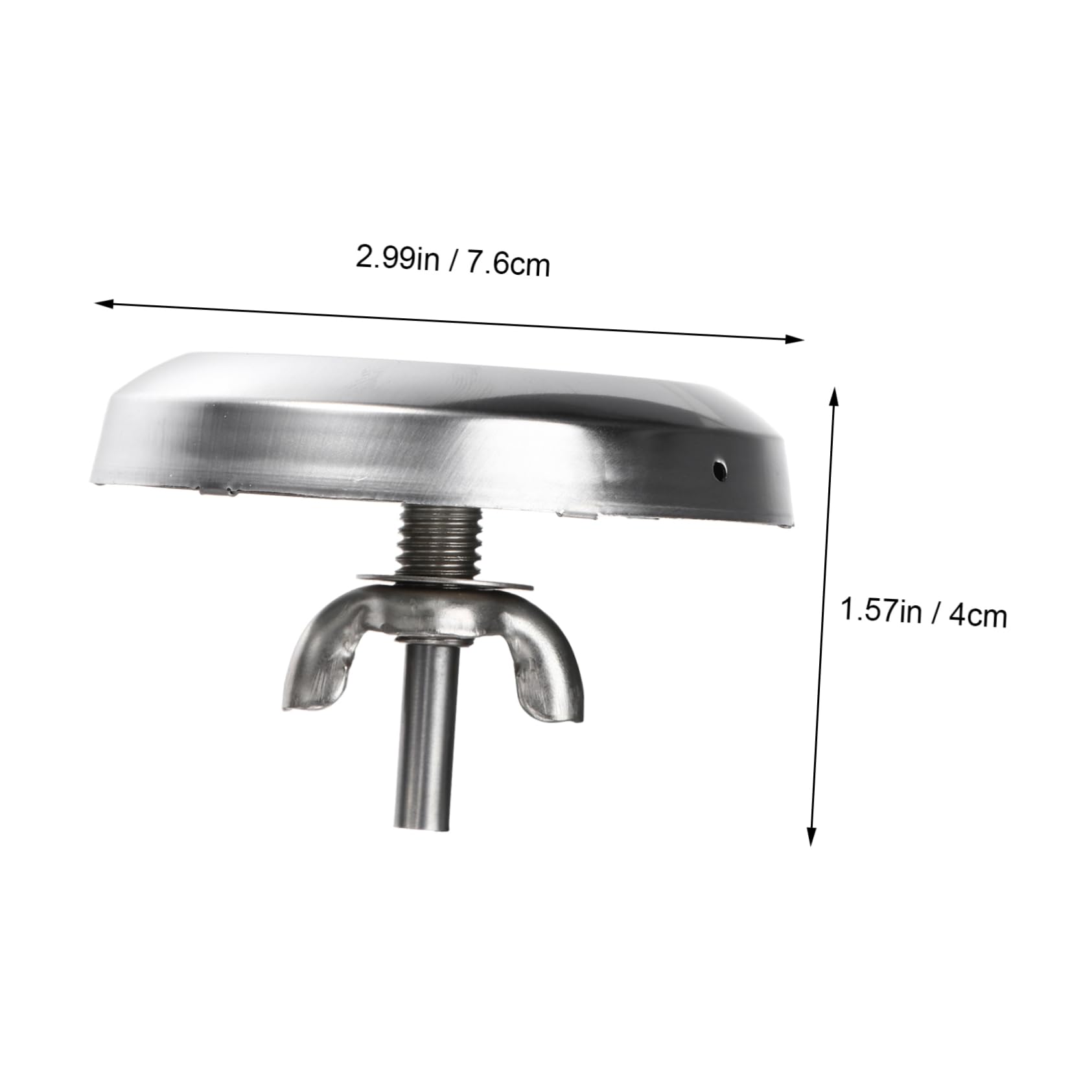 Mikinona Stainless Steel BBQ Thermometer Bimetallic Oven Thermometer for Meat Cooking Instant Read Display