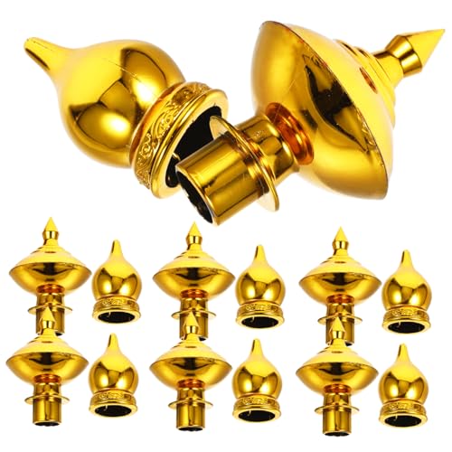 POPETPOP 12pezzi Puntale Sfera Per Asta Portabandiera Puntale Per Asta Portabandiera Per Della Bandiera Decorazione Resistente Per Facile Da Installare