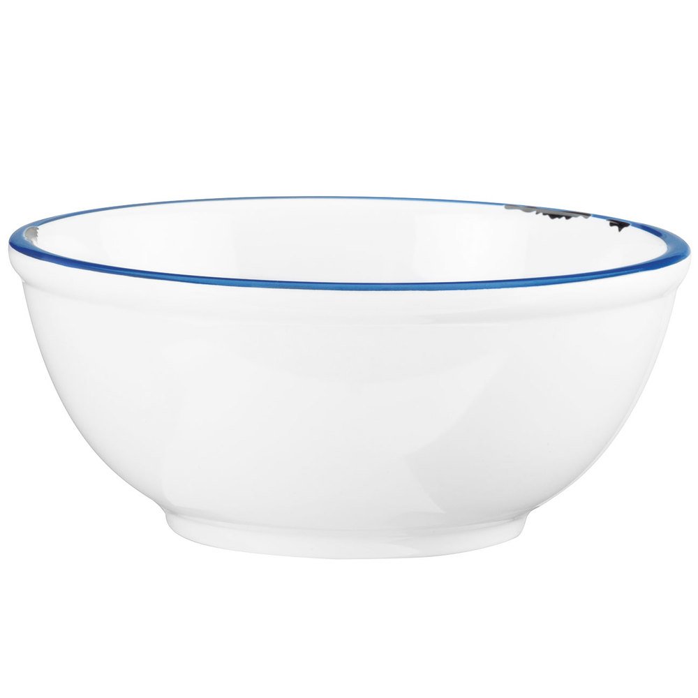 Enamelware Bowl by CAL-MIL – 10.75" Diameter, 5" Height, Melamine, White, Pack of 3, Model 3343-10-15