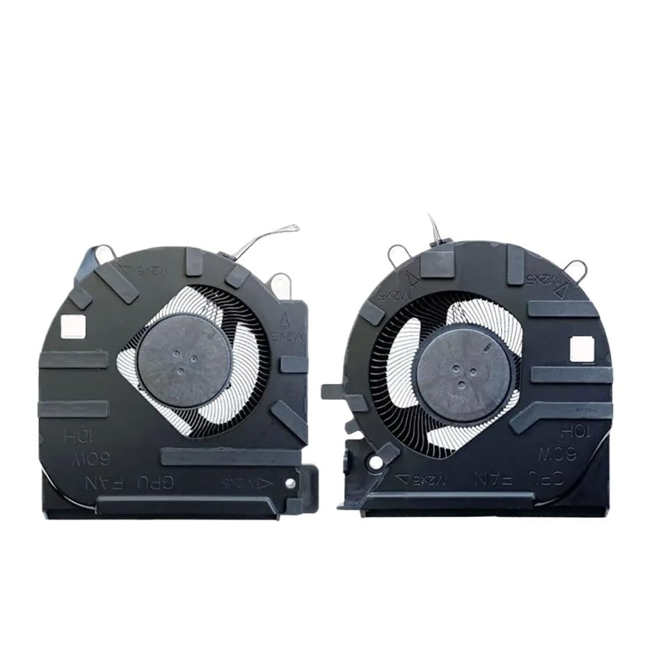 OZYLLDZ Ventiladores de refrigeración para CPU y GPU portátiles NS75C06-20K19 M75721-001 NS75C06-20K20 M75723-001. Radiador DC5V 4 Pines Piezas de Repuesto(M75721 and M75723)