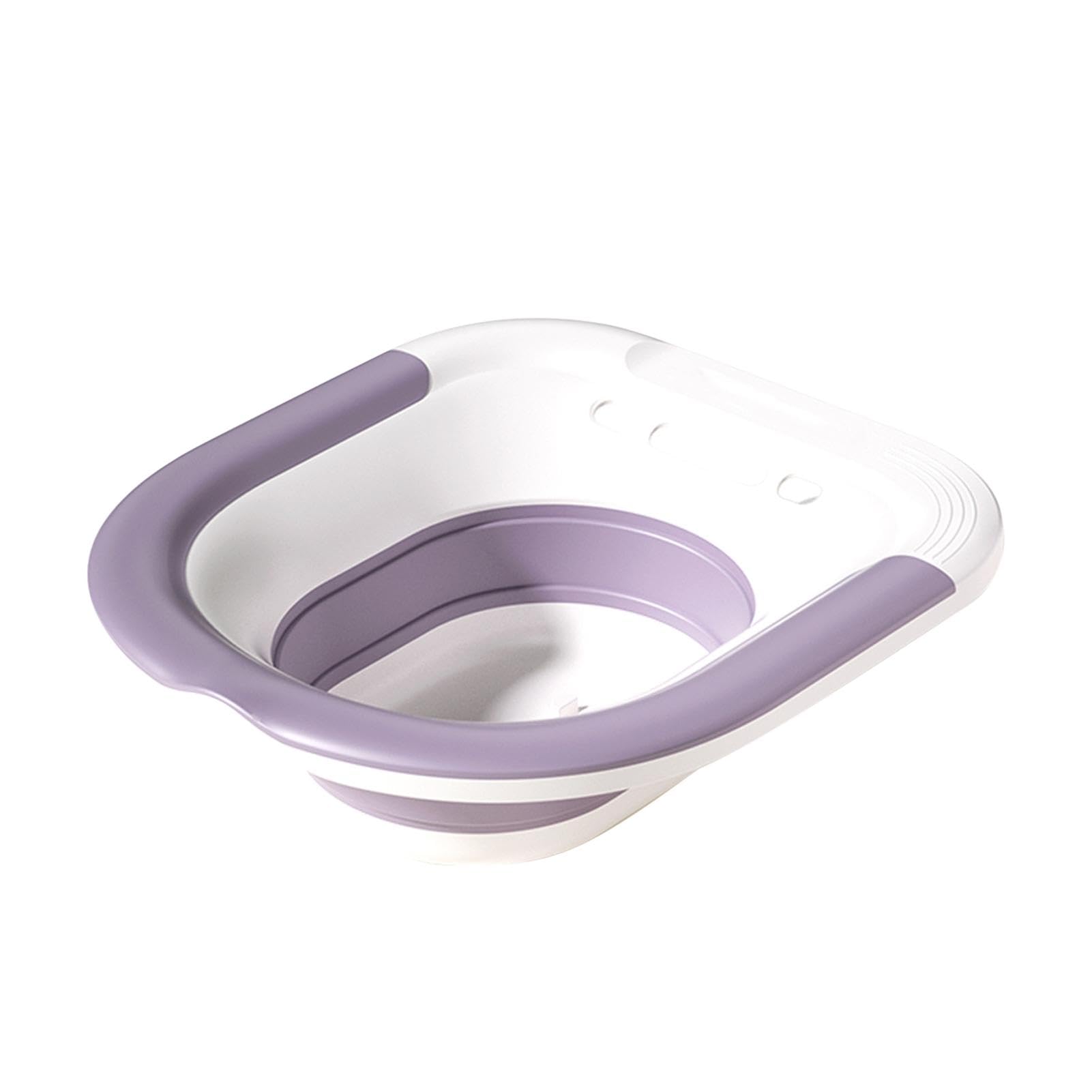 Folding Toilet - Toilet Wash Basin Bathtub Ergonomic Tub | No-Squat Bath Soak Basin Postpartum for Hemorrhoid Patient Care Pregnant
