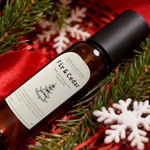 Image of Fir & Cedar Room Spray, Concentrated Room Spray for Home Fragrance, Long Lasting Air Fresheners for Home, Bedding, Fabrics, Odor Eliminator, 8.12 fl oz