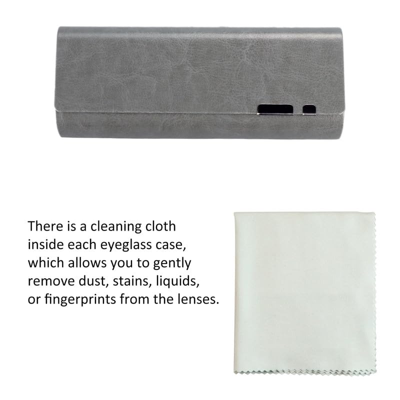 Image of VisionGlobal Hard Shell Eyeglass Case for Eyeglasses and Sunglasses for Men /Women and Kids