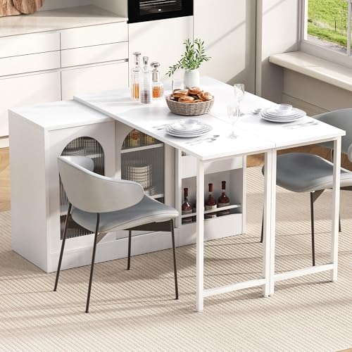 NNJN Moderna mesa de bar extensible giratoria