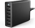 Anker PowerPort 6 (60W 6-Port USB Hub de recharge) Multi-port USB Chargeur pour Apple iPhone 6s / 6/6 Plus, iPad Air 2 / mini 3, Samsung Galaxy S6 / S6 Edge, note 5 et plus encore