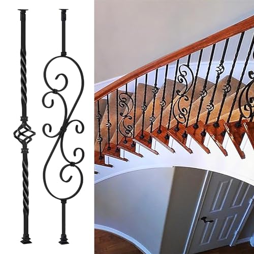 Balaustres de hierro forjado para reparar barandillas inestables