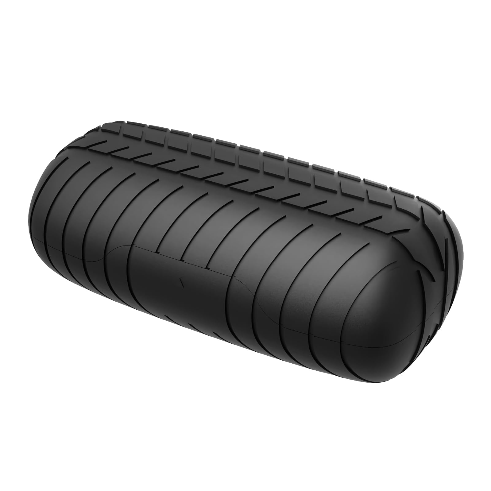 Geekria Silicone Case Cover Compatible with Bose SoundSport Free True Wireless Earbuds, Protective Earphones Skin with Keychain Hook, Charging Port Accessible (Black)