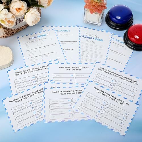 Halloscume Juego Trivia Día del Padre con Buzzers miniatura 4