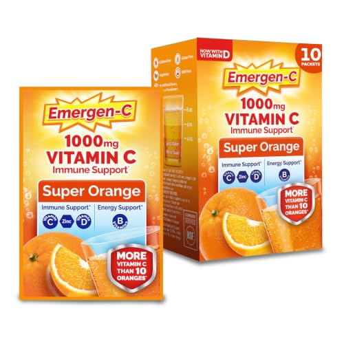 Emergen-C Vitamin C 1000mg Immune Support...
