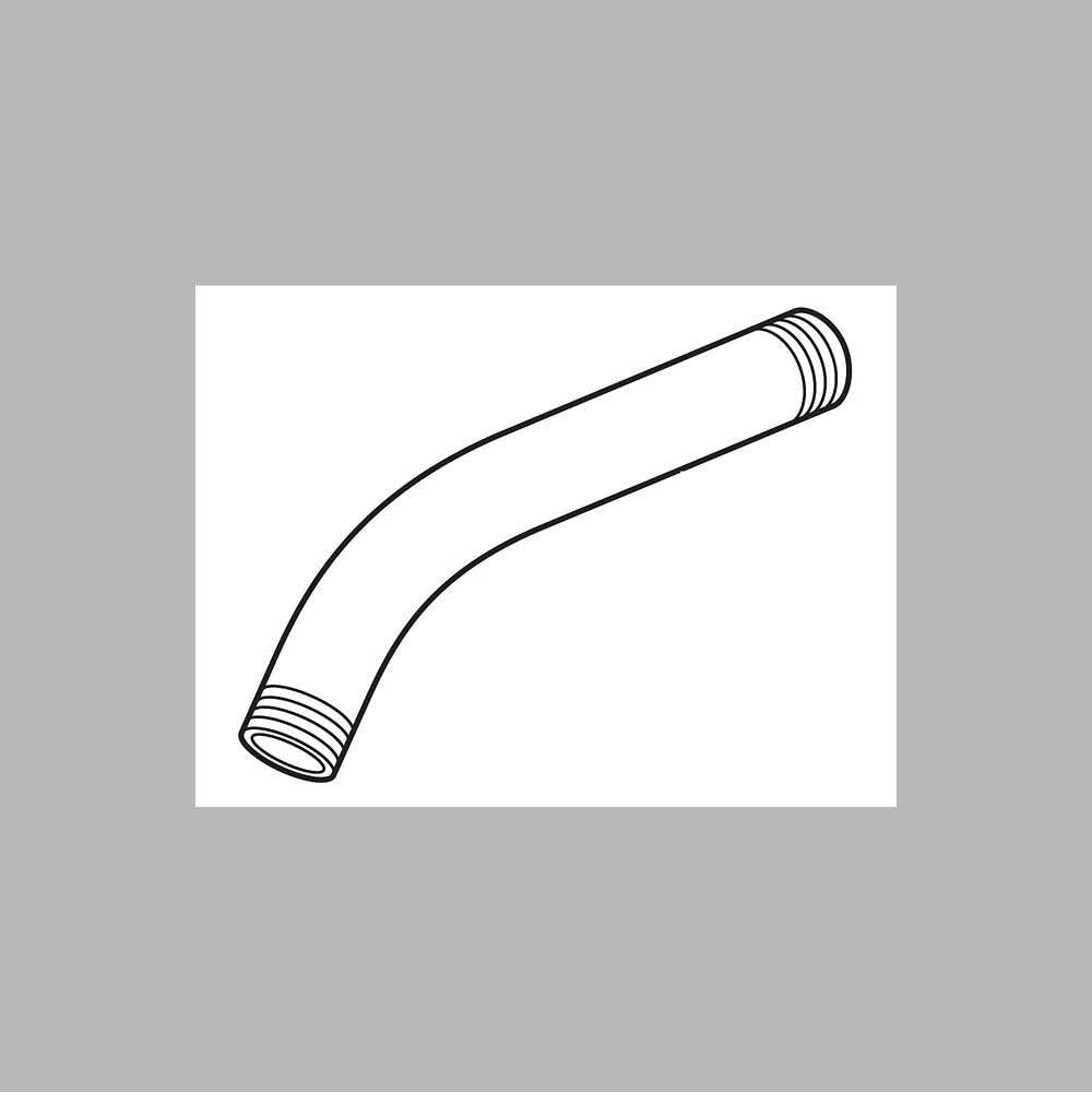Delta DRP40593PN 7" Wall Mounted Shower Arm Polished Nickel