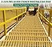 Natotela 32x10.7x1.5 inch Fiberglass Stair Treads Grating with Solid Nosing,Industrial Stair Cover,FRP Molded Grating Grit Non-Slip Surface Stair Tread for Concrete,Wood Step,Grade Step Cover,1 Pack