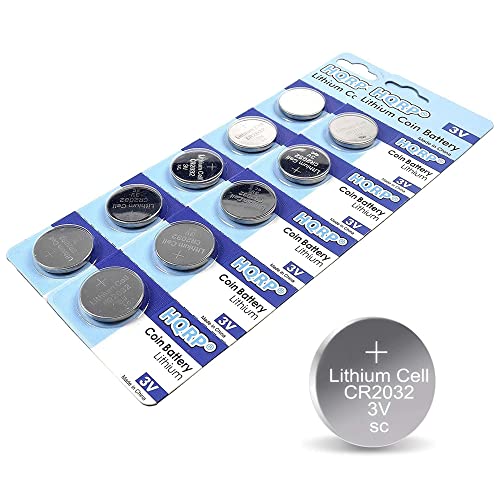HQRP 10-Pack Batería Compatible con Pedometers Omron miniatura 1