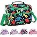 RAVUO Lunch Box Bag for Boys, Reusable Insulated Cute Thermal Meal Tote Kit for Toddler with Detachable Shoulder Strap for Daycare School Dinosaurs