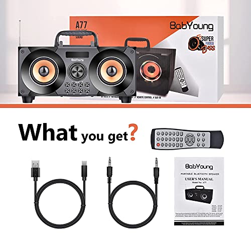 60W Portable Bluetooth Speaker With Subwoofer Heavy Bass, Wireless Speakers Bluetooth 5.0, Support Fm Radio, Mp3 Player, Eq,Led Colorful Lights, Loud Outdoor Stereo Speaker For Home, Party, Travel #TOP6