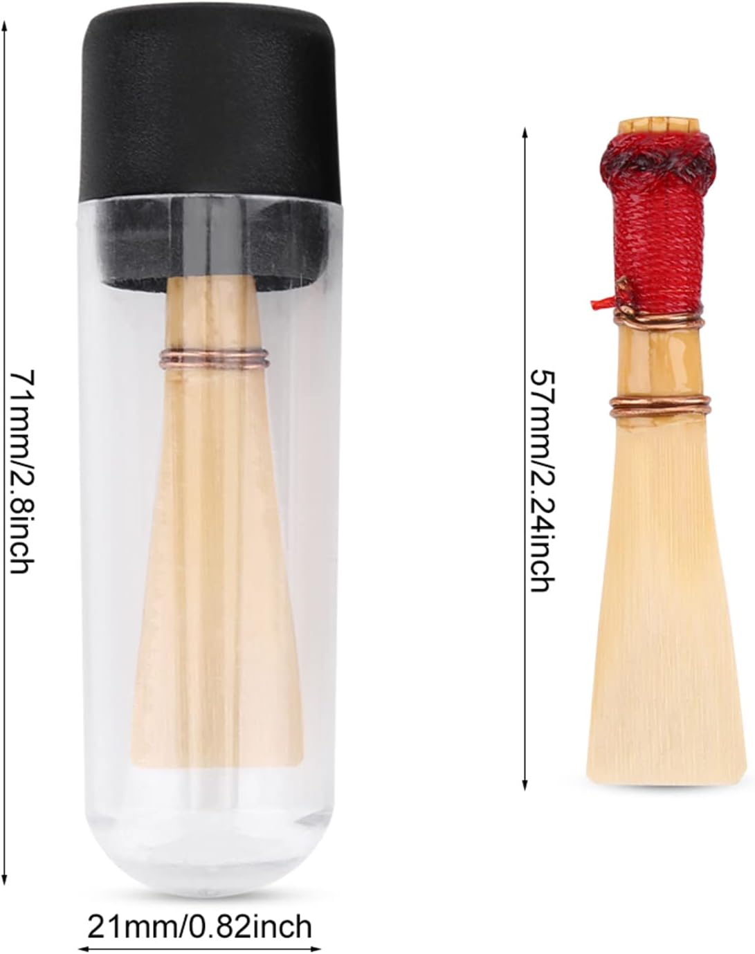Yctze 5 Pack Medium Bassoon Reeds - Highquality New Instrument Accessories for Bassoonists