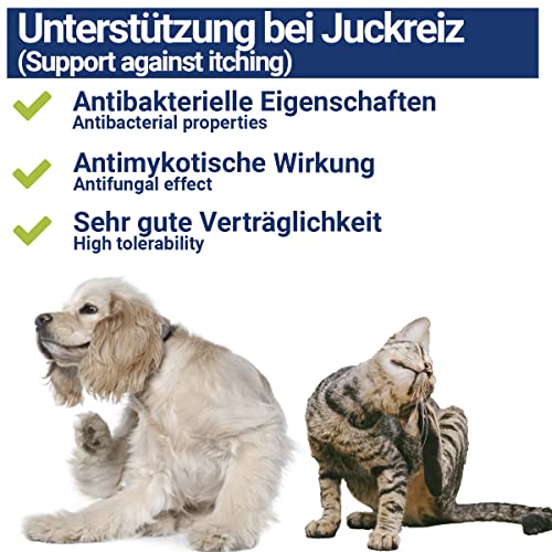 BMUT 1x 100ml Kolloidales Silberspray für Haustiere – Hund, Katze, Pferd – Wundspray – Gegen Juckreiz– Milben – 40 ppm