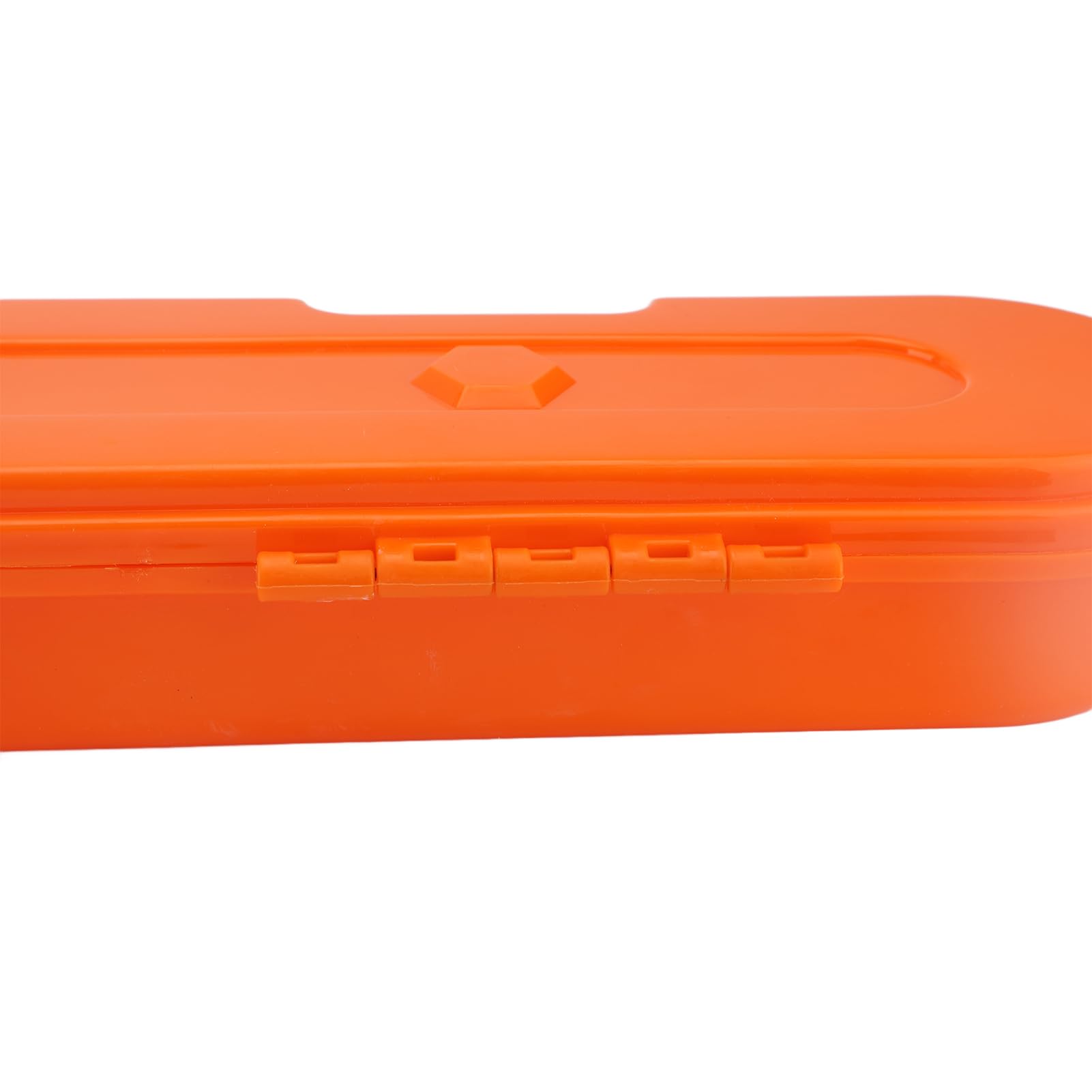 Aufbewahrungsbox für Kettensägenkette, große Kapazität, Kunststoff, Organizer für elektrische Sägekette (Orange)