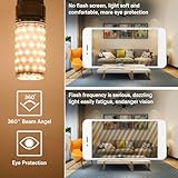 Vicloon E14 LED Corn Bulbs,4 Pcs LED Corn Screw Bulbs,100W Incandescent Bulbs Equivalent,3000K Warm White,360° Beam Angle,1300Lm No Flicker No Dimmable,Home Lighting,AC 175-265V - Image 6