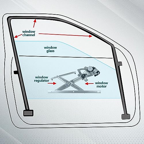 Image of FINDAUTO Power Window Regulator fit for 2000-2005 for Ford for Excursion