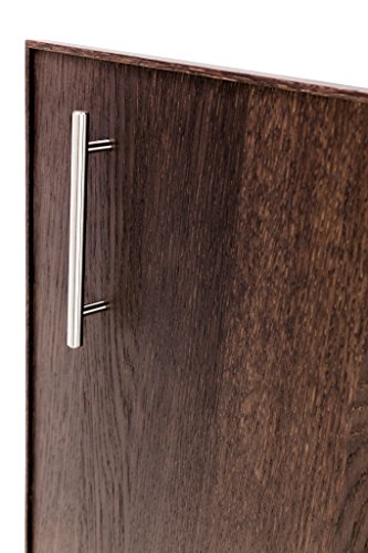 Ultra Grade Urbn Modern Euro Thick Solid Bar Pull, 5-1/16 Inch Cabinet Handle, 1/2 Inch Diameter Solid Stainless Steel (Pack Of 2, 7 Inch Length, 5-1/16 Inch Hole-To-Hole) #TOP3