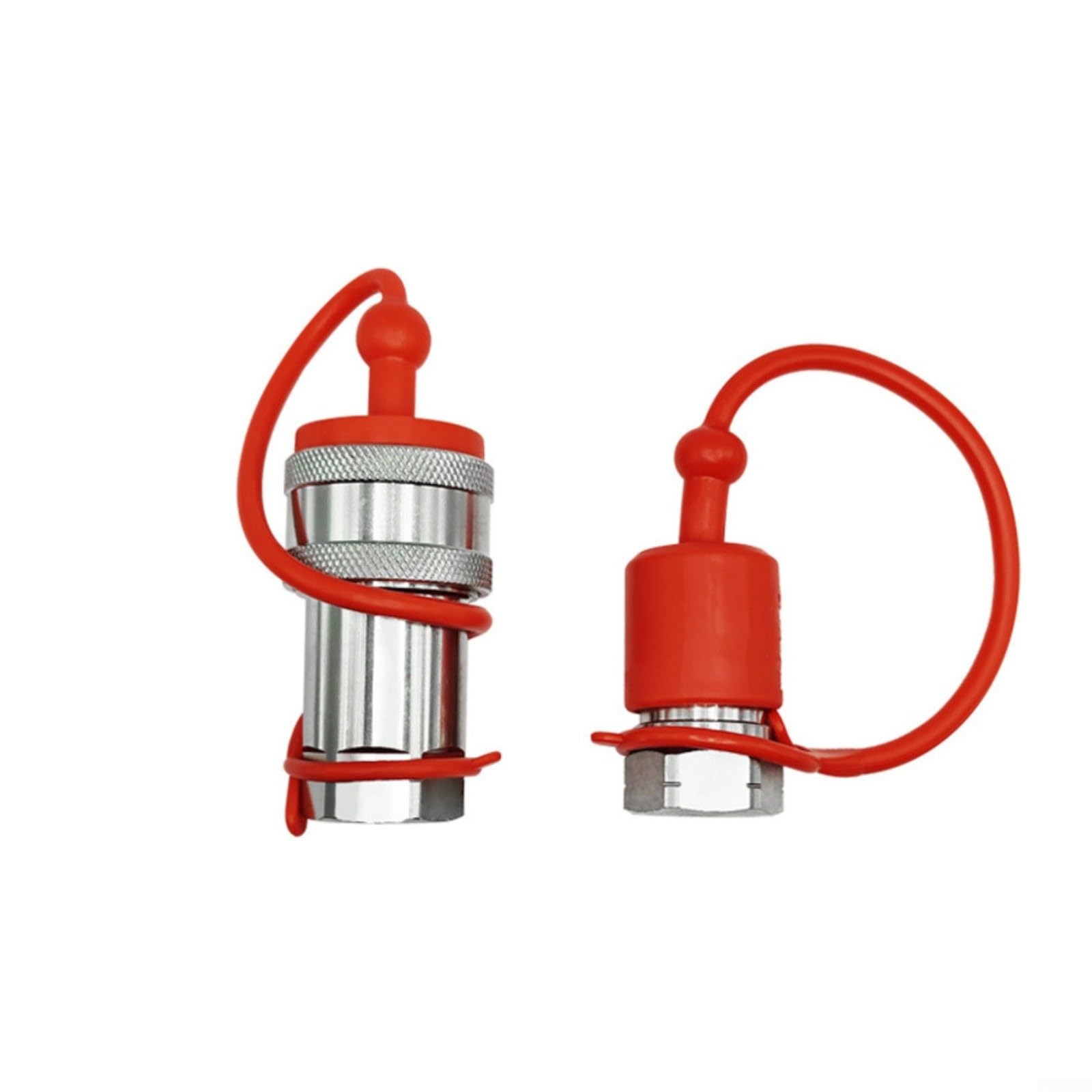 ISO7241-A Ensemble de raccords hydrauliques à connexion rapide en acier au carbone avec bouchon anti-poussière NPT 1/2 1/4 3/8" pour l'industrie de la construction agricole (NPT1/2)