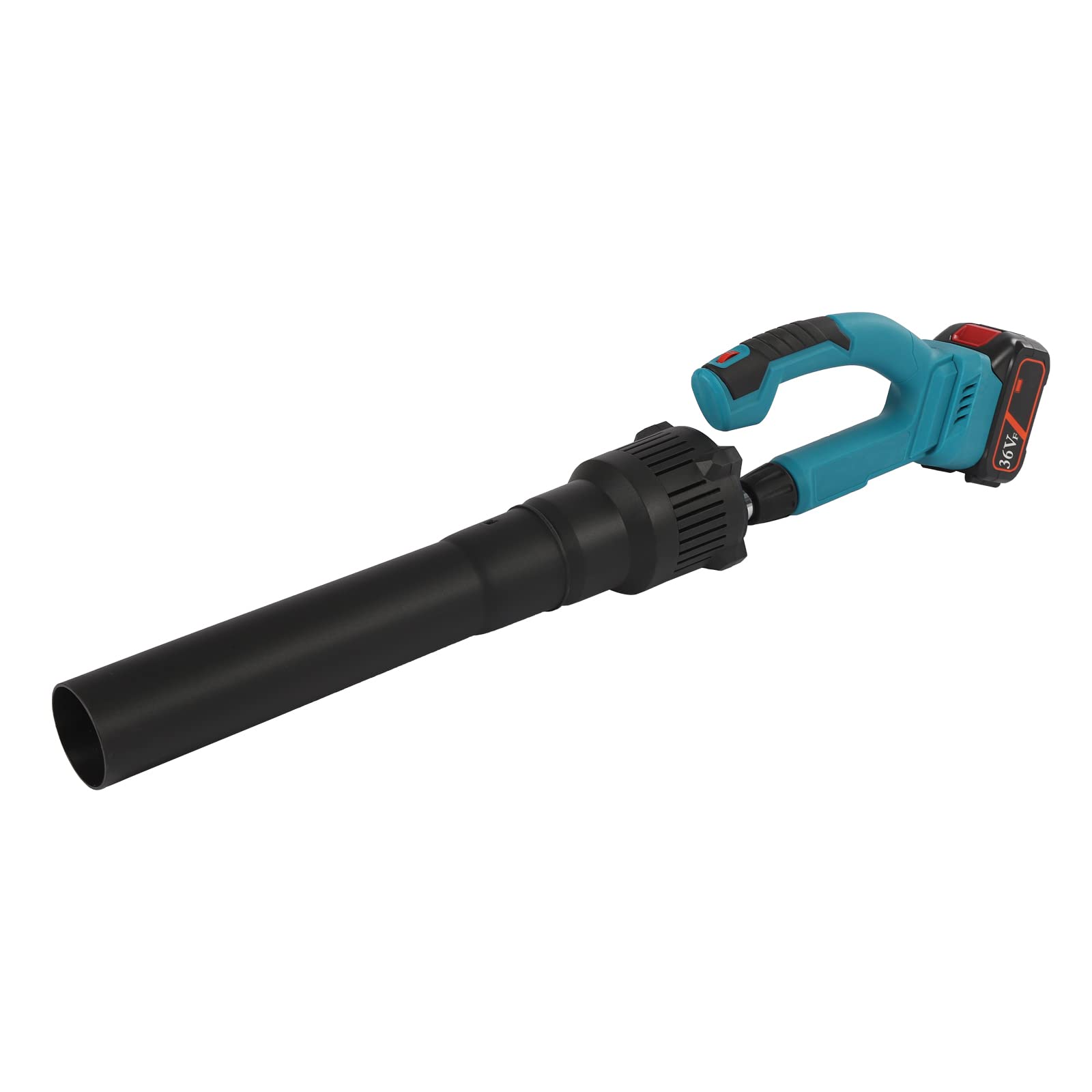 Soplador de hojas con batería de 21 V con barra telescópica de acero inoxidable, 5 marchas, batería ajustable con batería de litio de 15.000 mAh, soplador eléctrico de hojas con para cuidado del