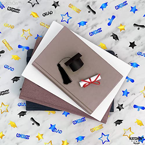 Image of Graduation Decorations 2026 - Pack of 1300 | Gold and Black Graduation Confetti 2026, Grad Table Decorations 2026 | Graduation Confetti Class of 2026 | 2026 Graduation Table Decorations, KatchOn