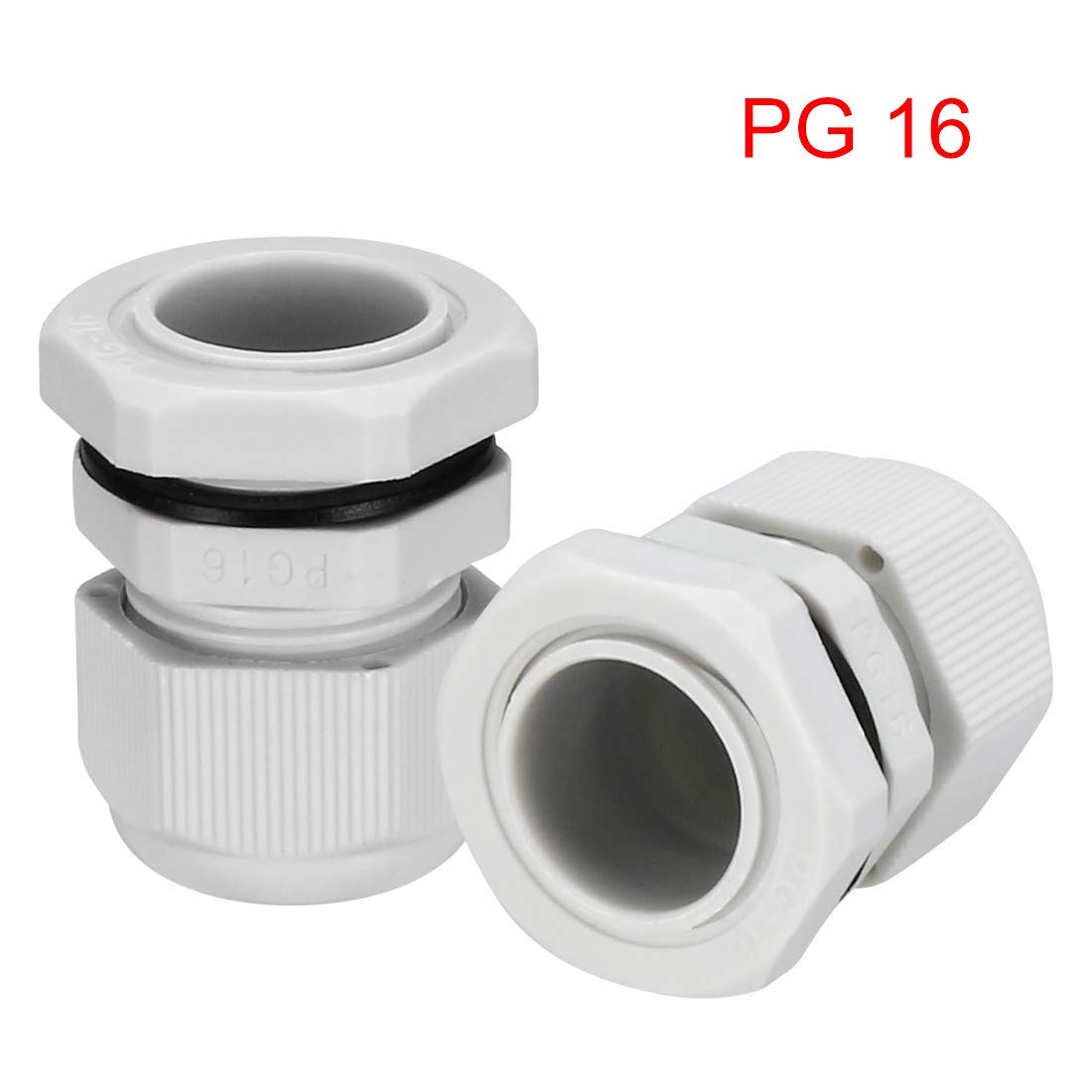 25 Stück Kabelverschraubungen PG16 – Wasserdicht, Verstellbar 10–14 Mm, Aus Nylon-Kunststoff