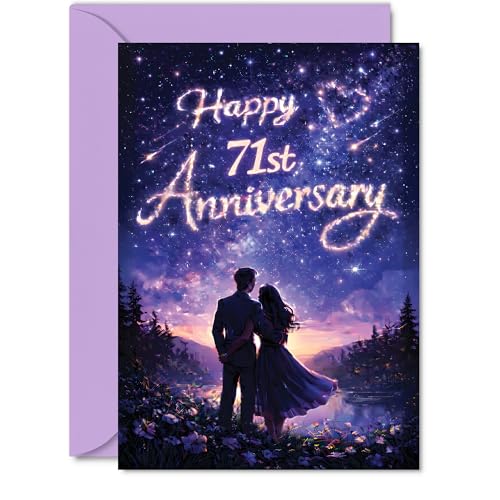 Giftzie ���}���`�b�N 71���N�L�O�J�[�h - ���ɏƂ炳�ꂽ�U����71�N���j���܂� - ���̖��̉��Ń��}���`�b�N�ȃJ�b�v�� - �v�����̂���}�C���X�g�[�����[�����g - 5x7�C���`�A�����t��