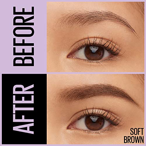 AmazonUs/LORFE Maybelline Express Brow 2-In-1 Pencil and Powder Eyebrow Makeup, Soft Brown, 1 Count
