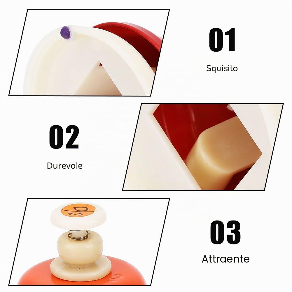 Set di Campane a Mano Colorati a 8 Toni Strumenti Musicali a Percussione di Apprendimento Regali Giocattolo per Bambini