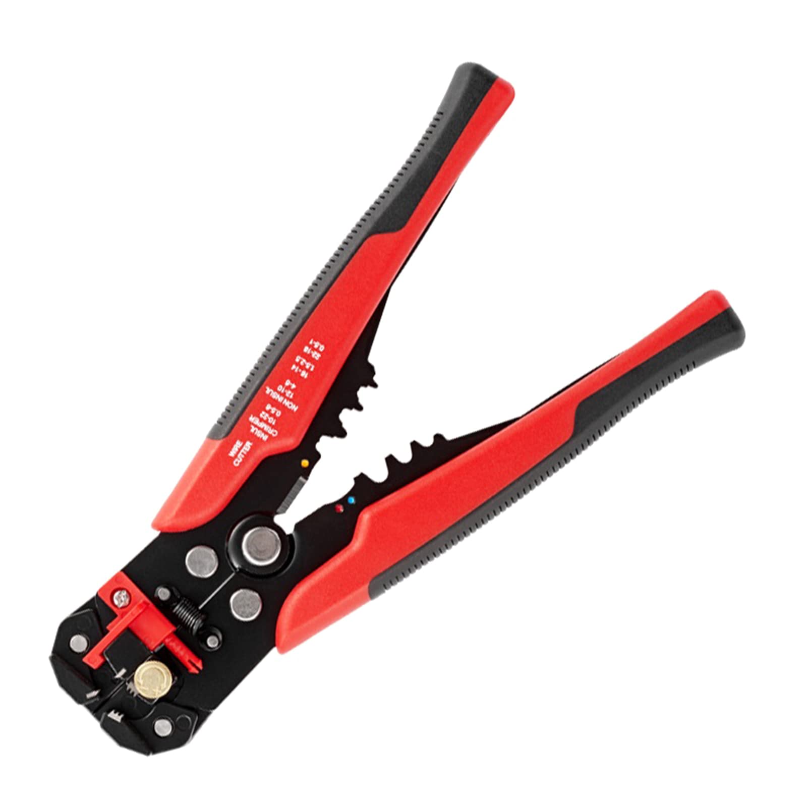 Crimper Cable Cutter Adjustable Automatic Wire Stripper Multifunctional Stripping Crimping Pliers Terminal Hand Tool Automatic Wire Stripper Crimpers Tool Electrical