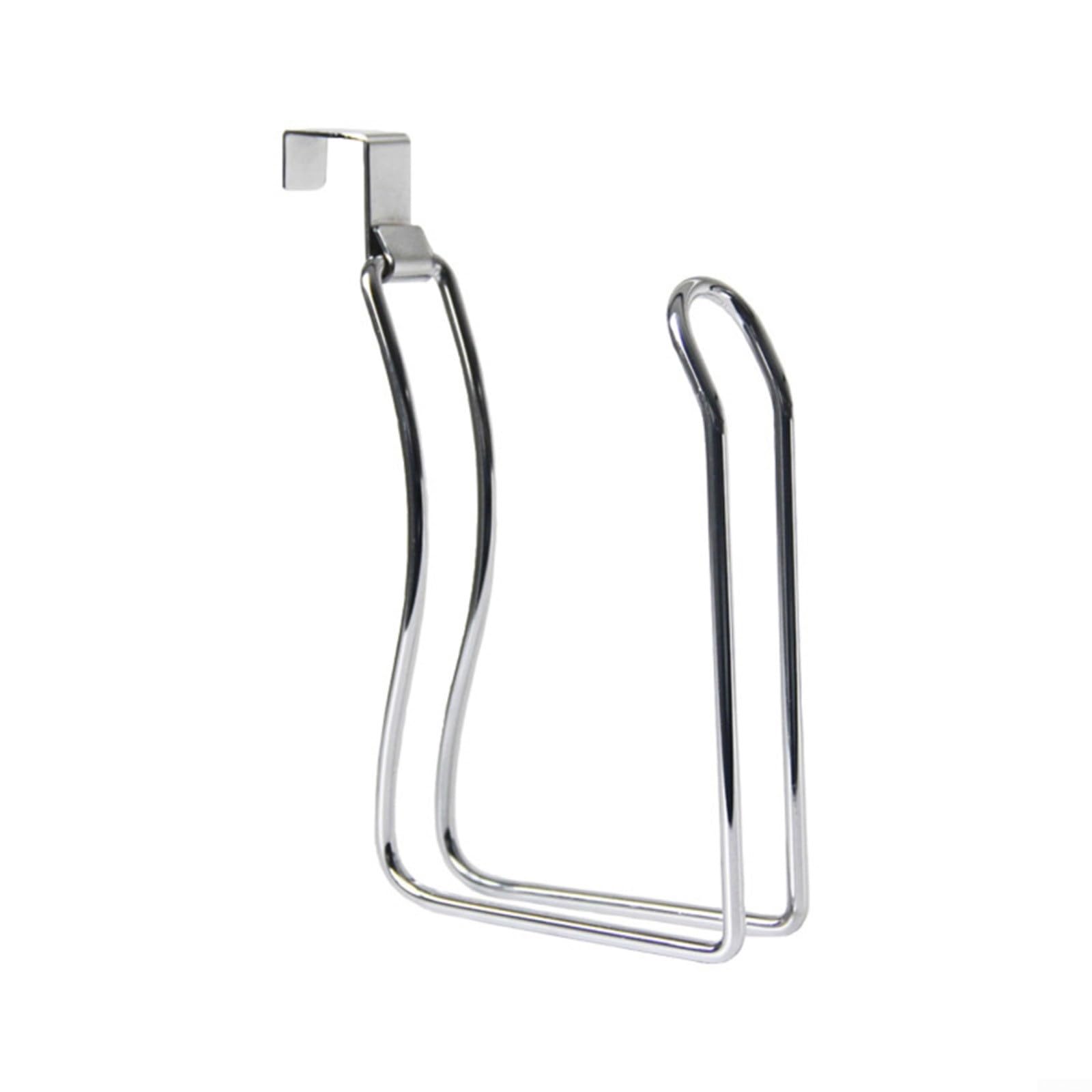 CNANRNANC Toilet Roll Holder Over the Cistern Hanging Toilet Paper Holder Paper Cabinet No Drilling Toilet Roll Holder for Bathroom and Kitchen (Silver)